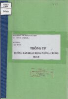 Dự thảo 6 - Thông tư hướng dẫn hoạt động phòng chống BLGĐ